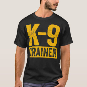 Camiseta Entrenador de la policía de K9 Entrenamiento de ma