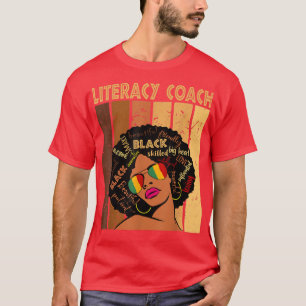 Camiseta Entrenador de literatura de historia negra afroame
