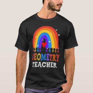 Camiseta Entrenador de matemáticas lindo profesor de geomet