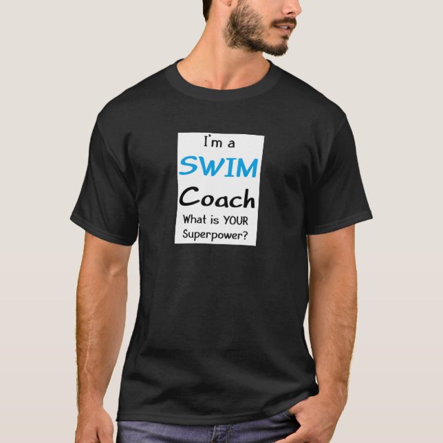 Camiseta entrenador de natación (Anverso)