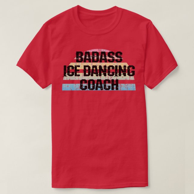 Camiseta Entrenador de patines de hielo maestro de esquí me (Diseño del anverso)