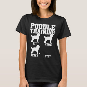 Camiseta Entrenador de perro caniche