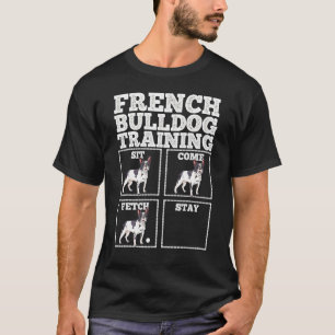 Camiseta Entrenador de perros de Bulldog francés