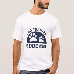 Camiseta Entrenador De Perros En El Modo De Entrenamiento D