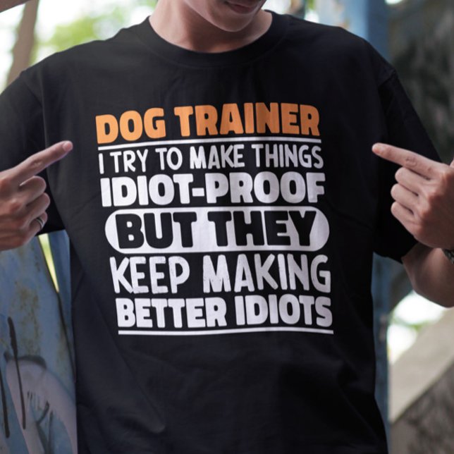 Camiseta Entrenador De Perros Intento Hacer Las Cosas Diver (Subido por el creador)