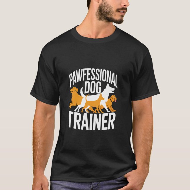 Camiseta Entrenador de Perros Profesional (Anverso)