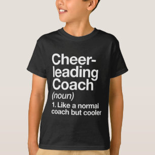 Camiseta Entrenador de porristas Definición Deportes Entren