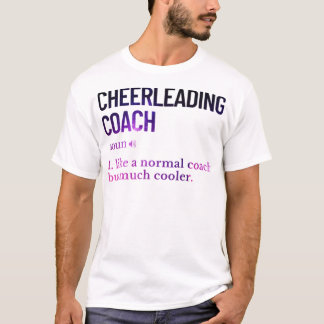 Camiseta Entrenador de porristas dicho divertido