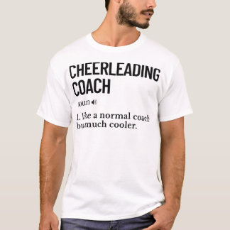 Camiseta Entrenador de porristas dicho divertido_850