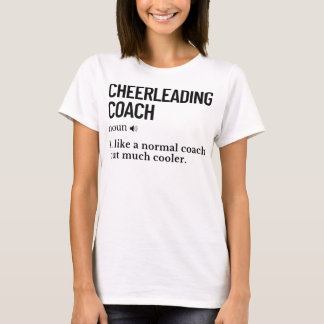 Camiseta Entrenador de porristas dicho divertido_850