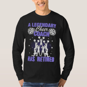 Camiseta Entrenador de porristas Equipo de porristas jubila