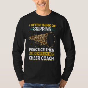 Camiseta Entrenador de porristas más genial Asistente de po