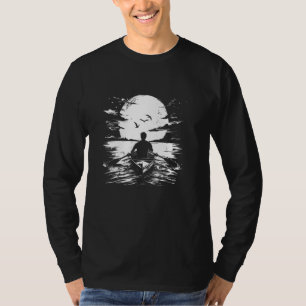 Camiseta Entrenador de rayas de dibujo de la podadora