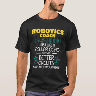 Camiseta Entrenador de Robotics - Ingeniero de Robot Builde