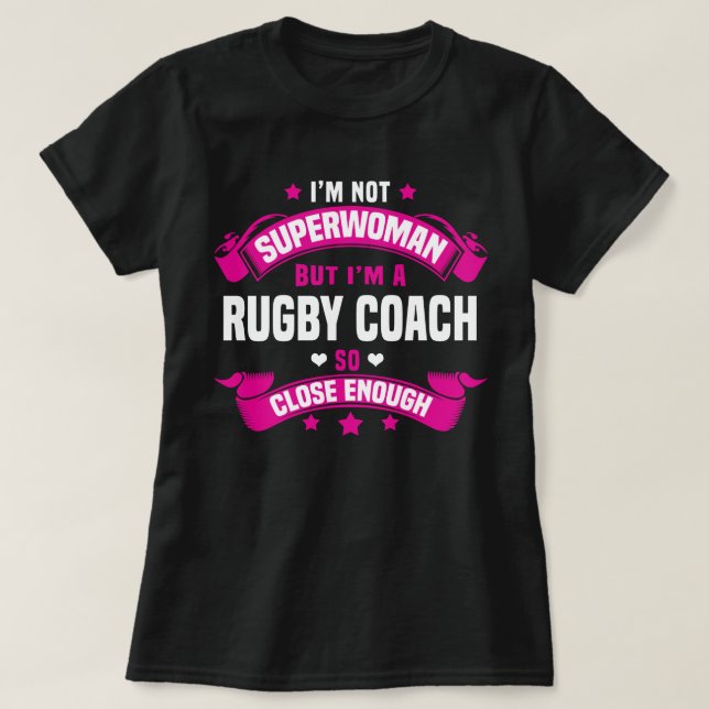 Camiseta Entrenador de Rugby (Diseño del anverso)
