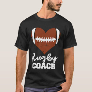 Camiseta Entrenador de Rugby Cardíaco entrenador de jugador