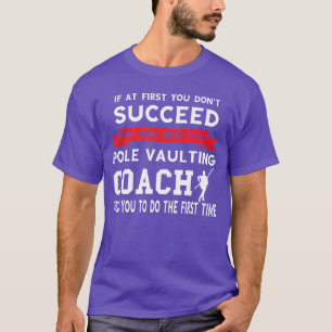 Camiseta Entrenador de salto con pértiga Salto de deportes 
