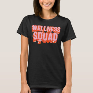 Camiseta Entrenador de Salud Wellness Squad Rainbow Fitness