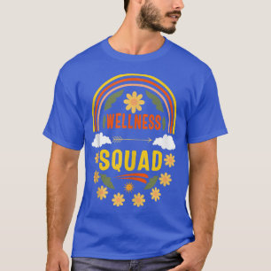 Camiseta Entrenador de Salud Wellness Squad Rainbow Fitness