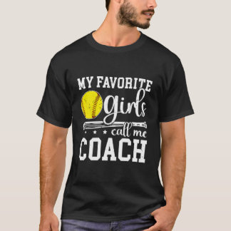 Camiseta Entrenador de Softbol Favorito Llámame Entrenador