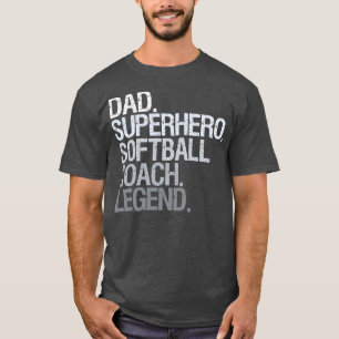 Camiseta Entrenador de softbol papá