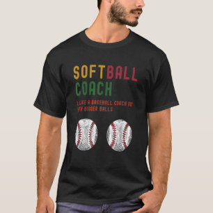 Camiseta Entrenador De Softbol Para Hombres Como Un Entrena