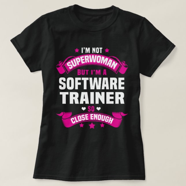 Camiseta Entrenador de software (Diseño del anverso)