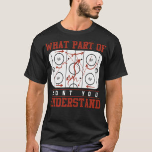 Camiseta Entrenador de tácticas de hockey sobre hielo diver