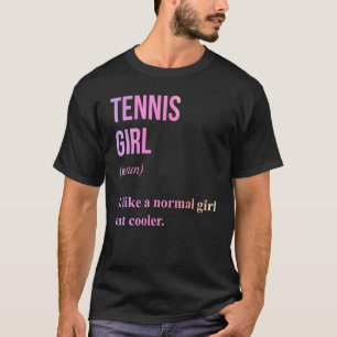 Camiseta Entrenador de tenis Chica de definición moderna