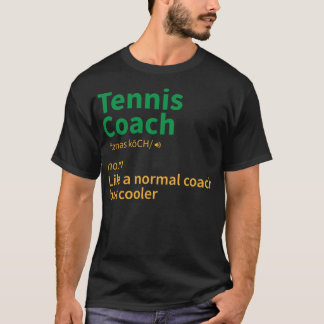 Camiseta Entrenador de tenis regalo de deporte diciendo ten