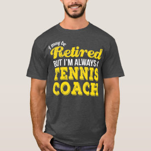 Camiseta Entrenador de tenis retirado regalo de retiro dive