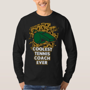 Camiseta Entrenador de Tenis Siempre Jugador de Tenis Humo