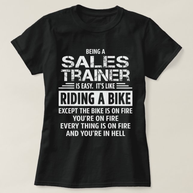Camiseta Entrenador de ventas (Diseño del anverso)
