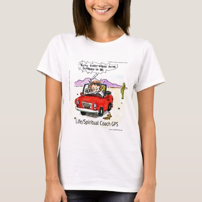 Camiseta Entrenador de Vida GPS (Anverso)