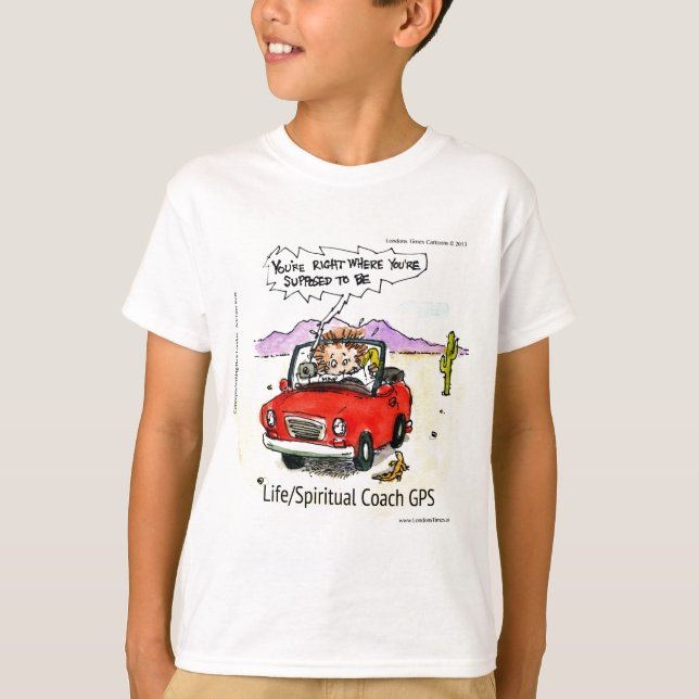 Camiseta Entrenador de Vida GPS (Anverso)