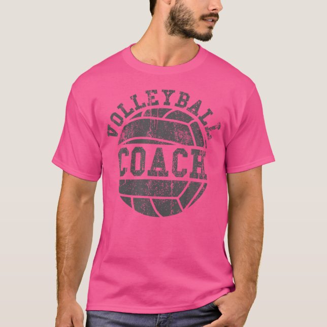 Camiseta Entrenador de voleibol (Anverso)