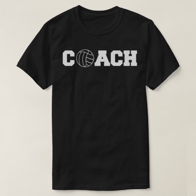 Camiseta Entrenador de voleibol 1 (Diseño del anverso)