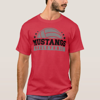 Camiseta Entrenador de Voleibol de Mustangs Ropa de Espírit