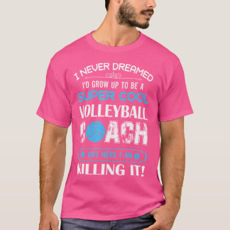 Camiseta Entrenador de voleibol divertido voleibol