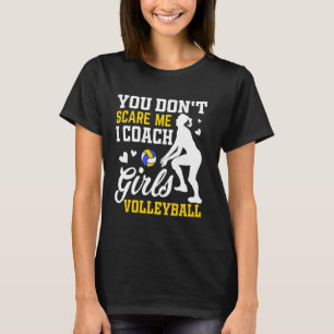 Camiseta Entrenador de voleibol Jugadores No me dan miedo