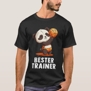 Camiseta Entrenador de voleibol Panda bebé lindo voleibol