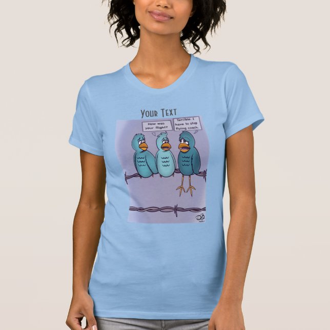 Camiseta Entrenador de vuelo femenino (Anverso)