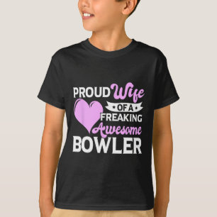 Camiseta Entrenador del Bowler Bowler Wife