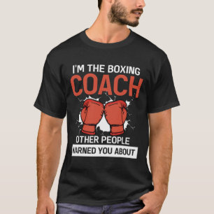 Camiseta Entrenador del Club de Boxeo Boxer Kickboxing Entr