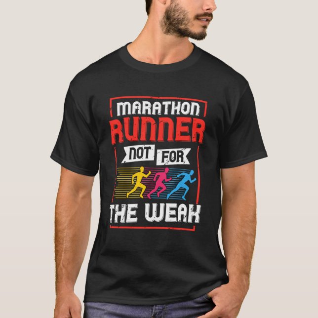 Camiseta Entrenador del corredor de entrenamiento de marató (Anverso)