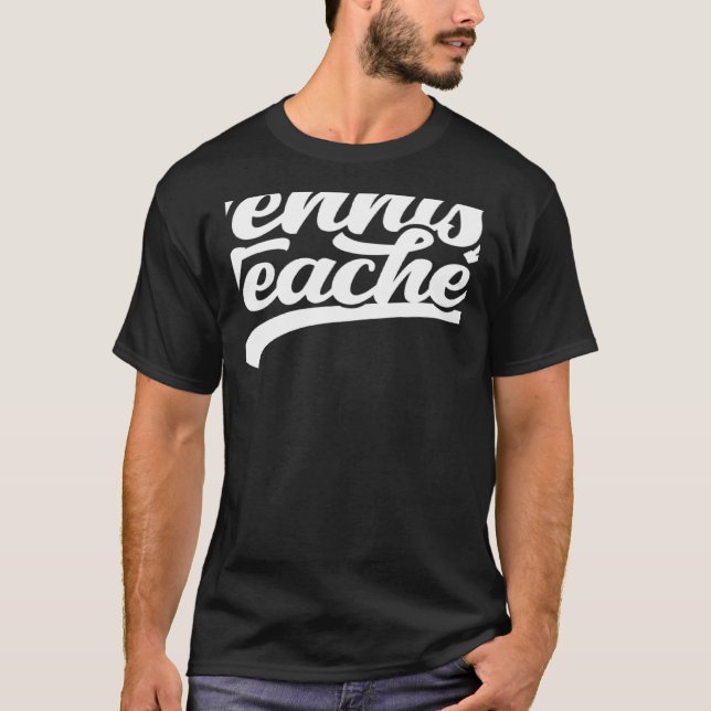 Camiseta Entrenador del curso de tenis (Anverso)