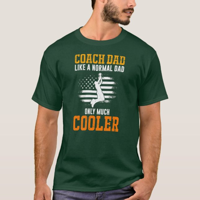 Camiseta Entrenador del entrenador de baloncesto Dad (Anverso)