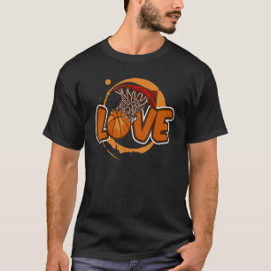 Camiseta Entrenador del equipo de baloncesto Bball Hoop Bal