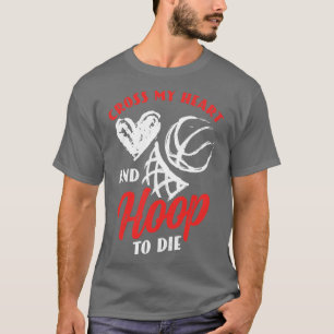 Camiseta Entrenador del equipo de baloncesto Heartbeat Hoop