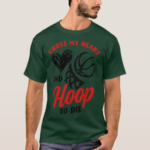 Camiseta Entrenador del equipo de baloncesto Heartbeat Hoop